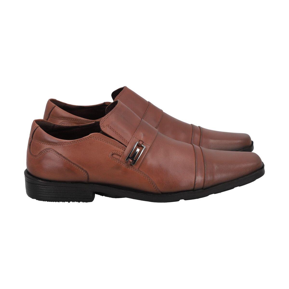 Zapato Formal Hombre Cuero Marron Perlatto-1