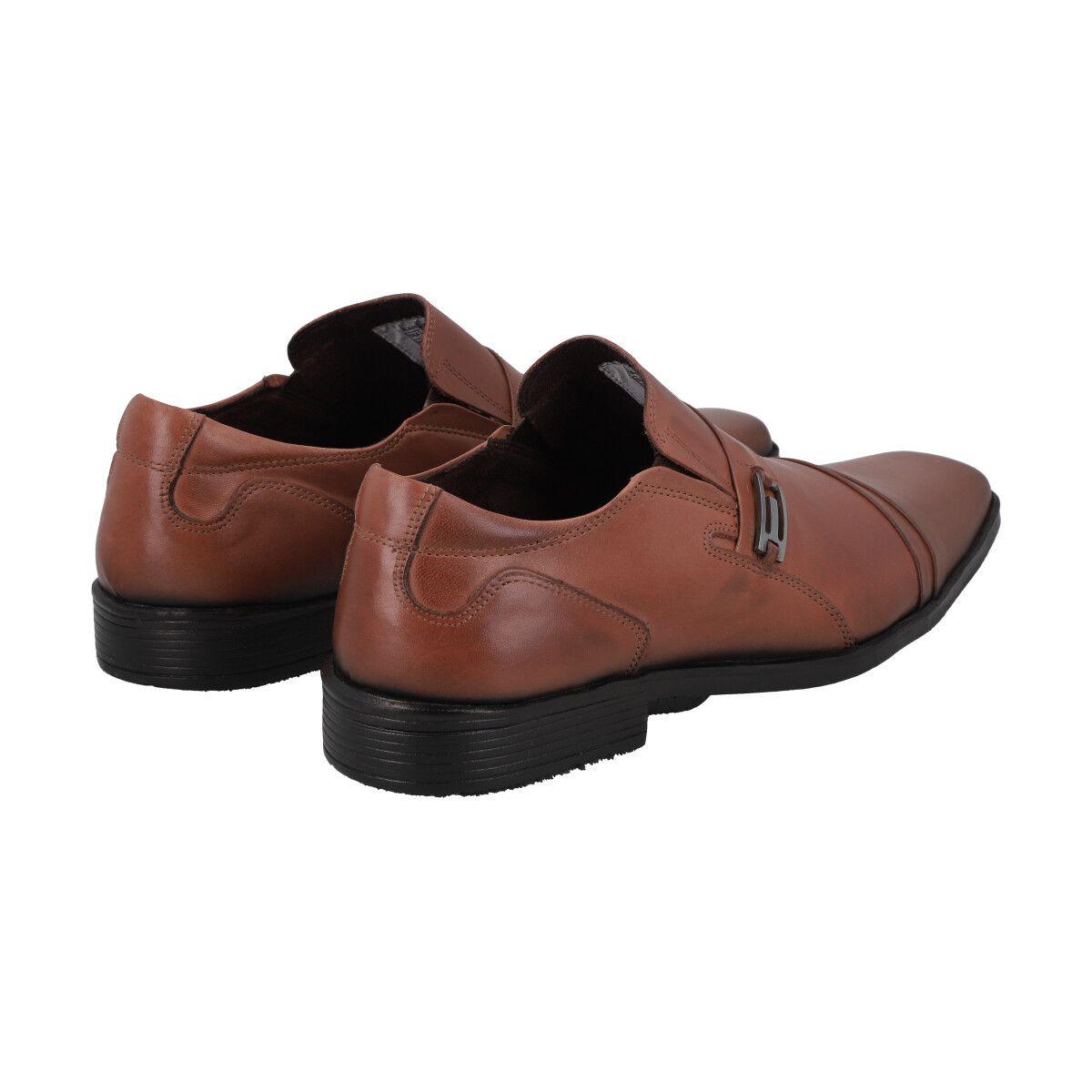Zapato Formal Hombre Cuero Marron Perlatto-3