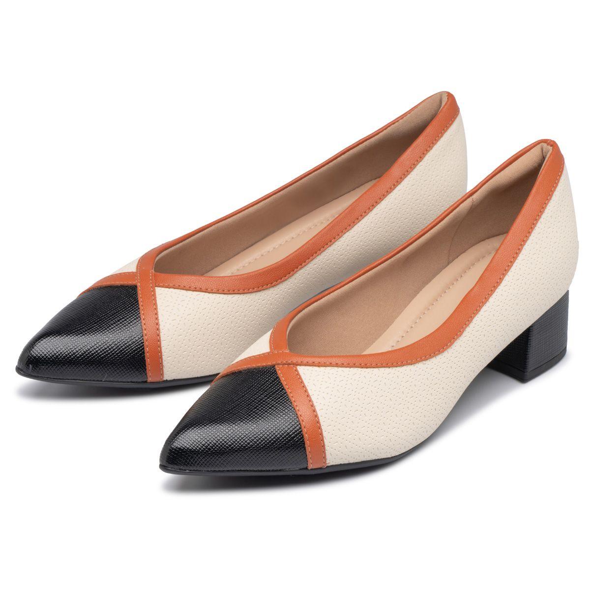 Zapato Mujer Negro/Caramelo Taci Piccadilly-1