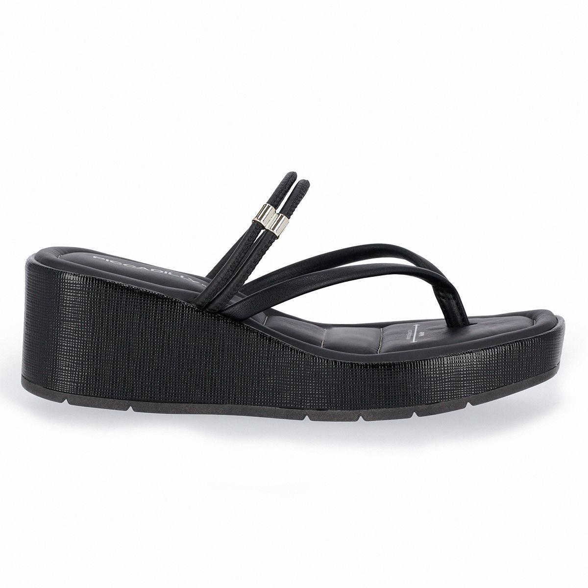 Sandalia Mujer Negro Lilian Piccadilly-5