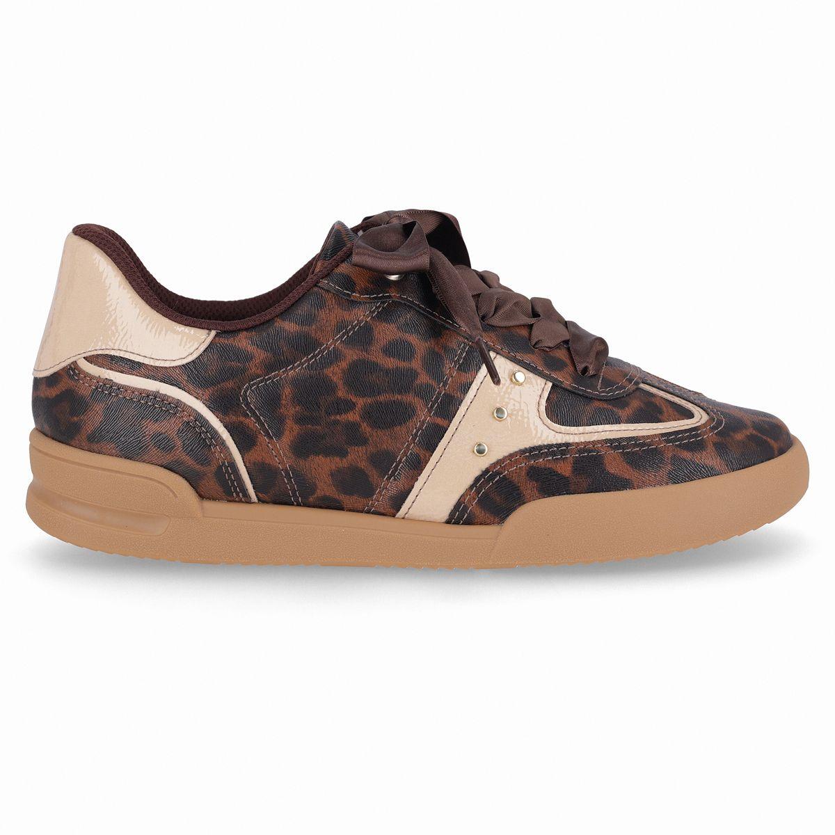 Zapatilla Mujer Animal Print/Café Caroline Piccadilly-0