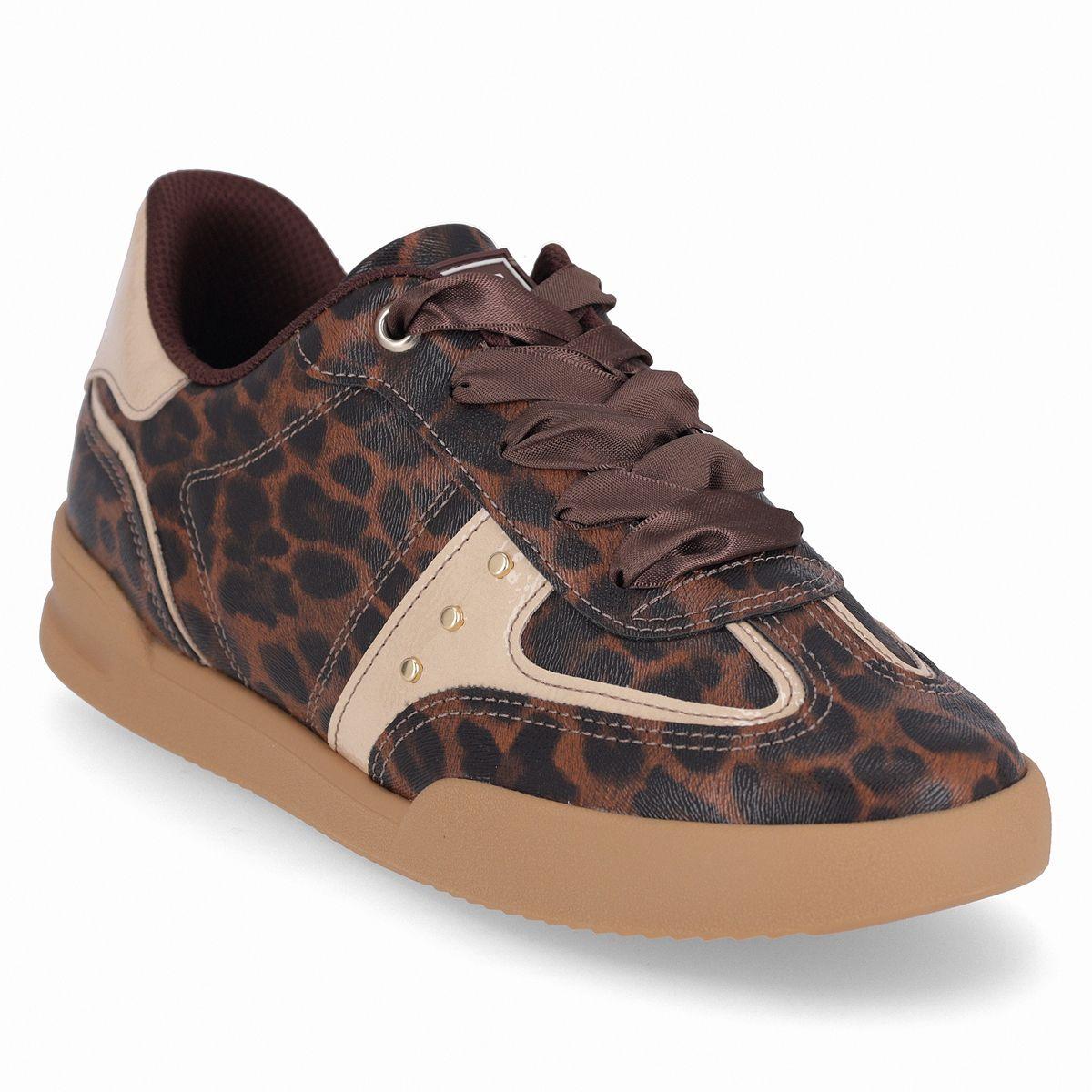 Zapatilla Mujer Animal Print/Café Caroline Piccadilly-8