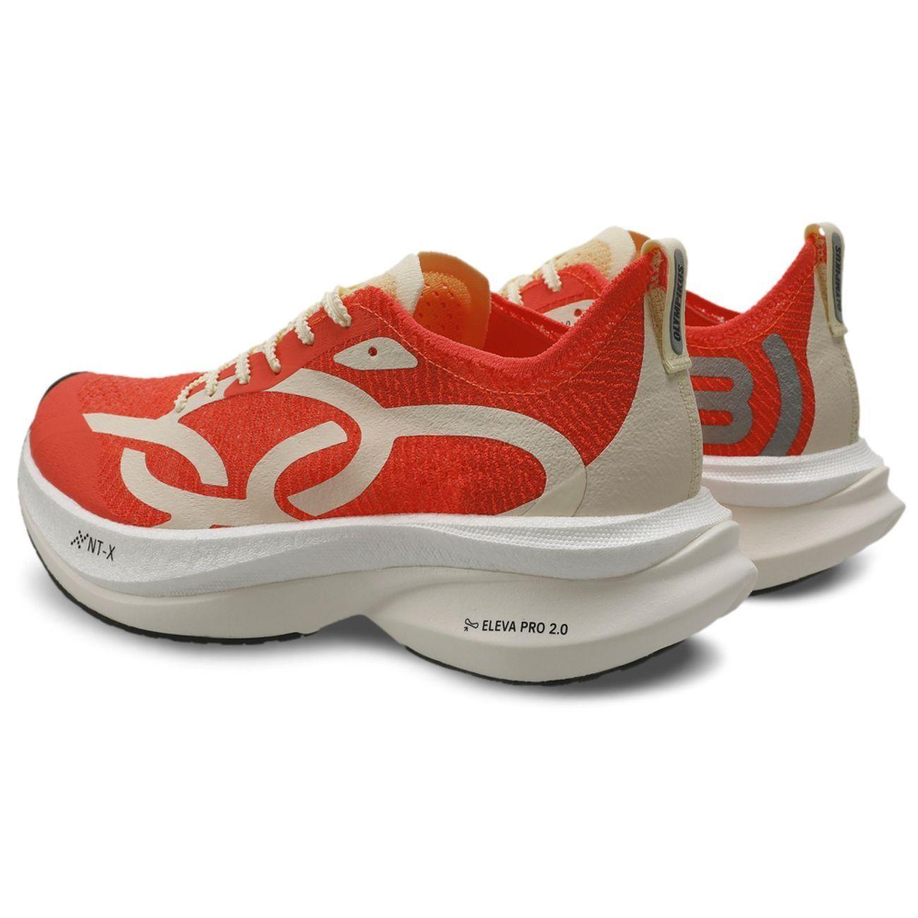 Zapatilla Running Mujer Corre Grafeno 3 Rojo-3