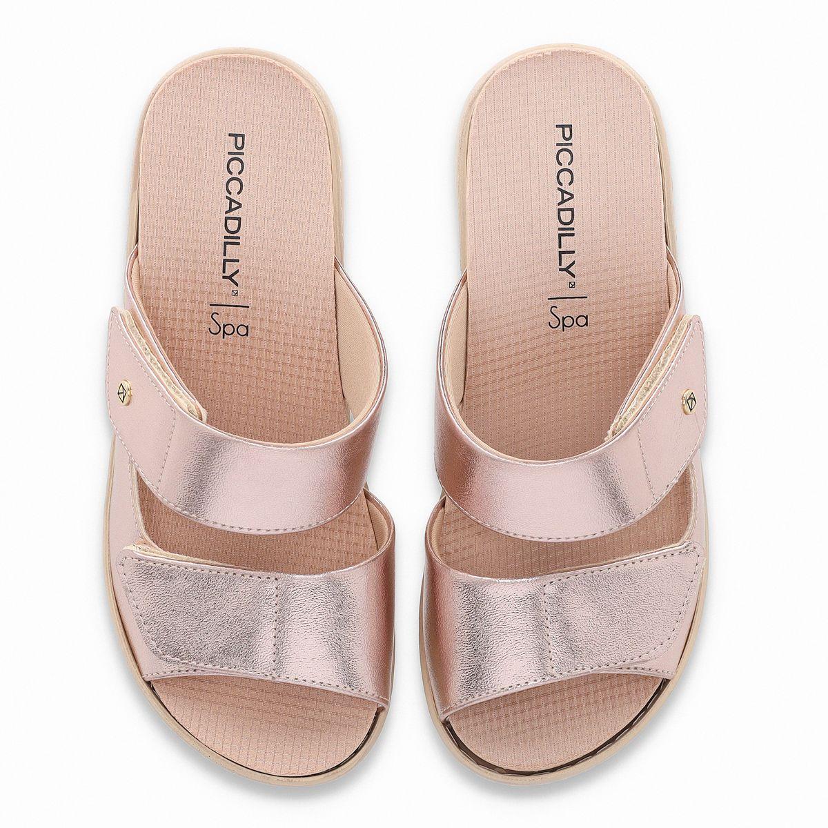 Sandalia Mujer Rosa/Metal SPA Anabela 31 Piccadilly-1