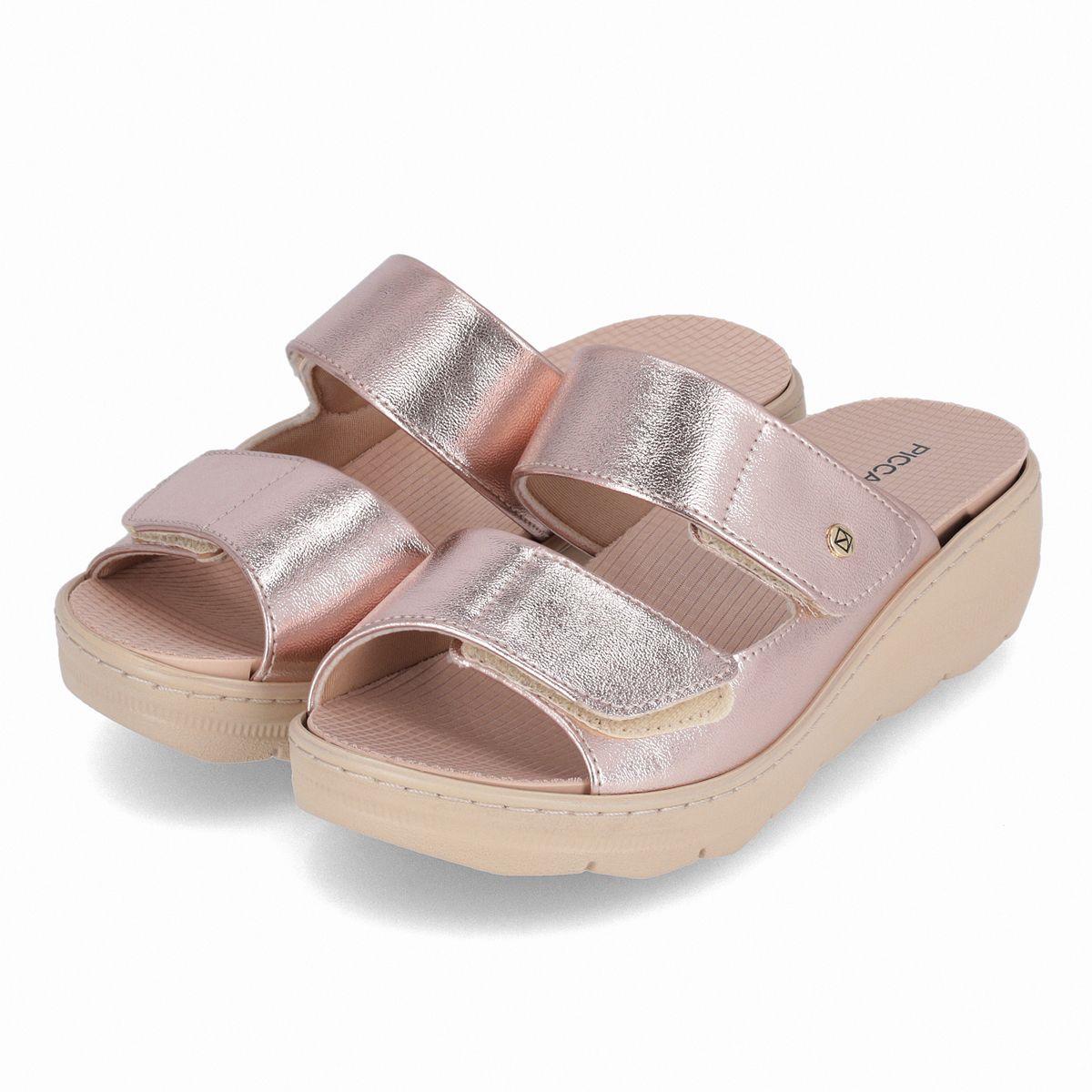 Sandalia Mujer Rosa/Metal SPA Anabela 31 Piccadilly-2