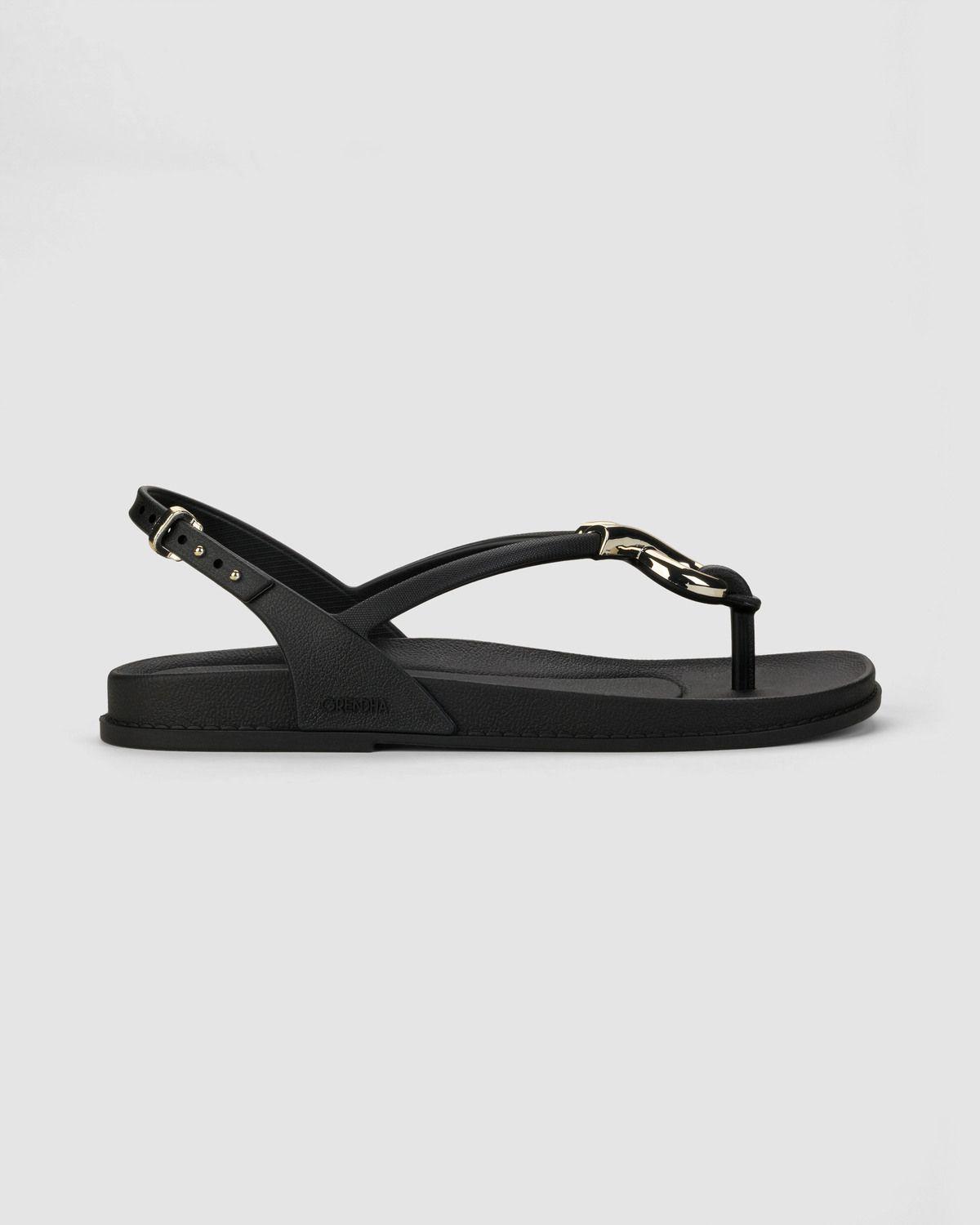 Sandalia Mujer Negro Muse Grendha-0
