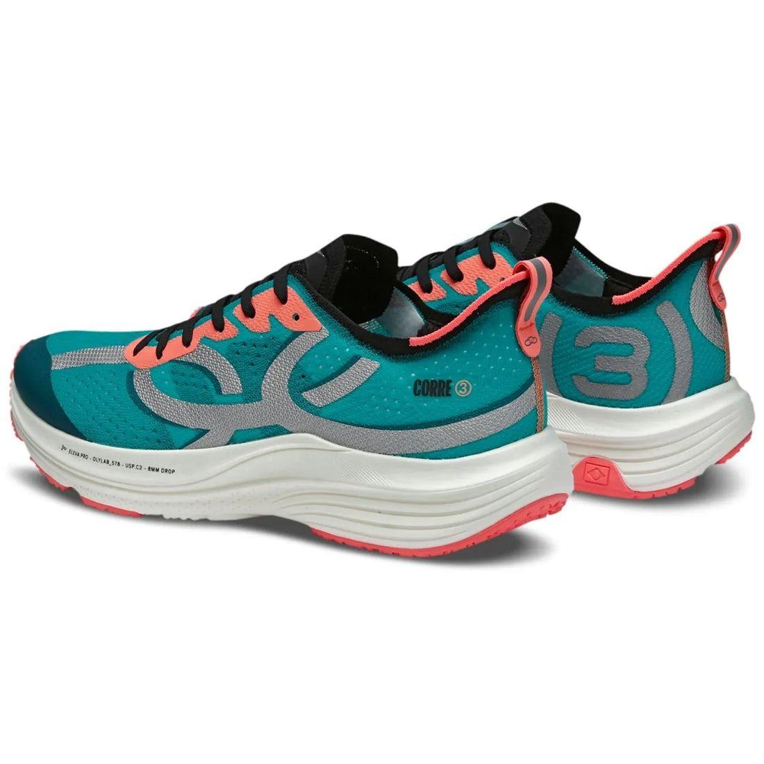 Zapatilla Running Mujer Corre 3 Celeste-4