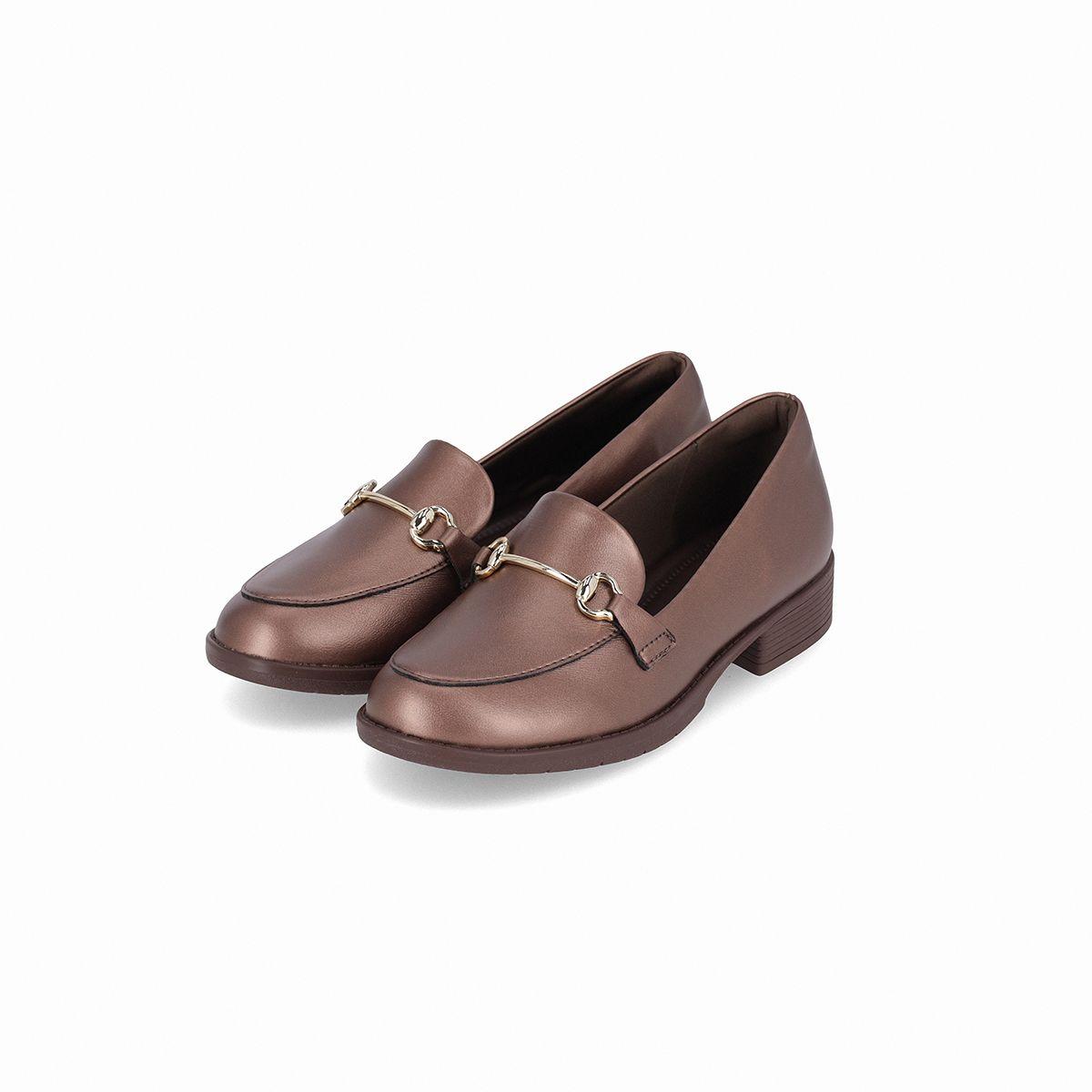 Mocasin Mujer Bronce Leci Piccadilly-1