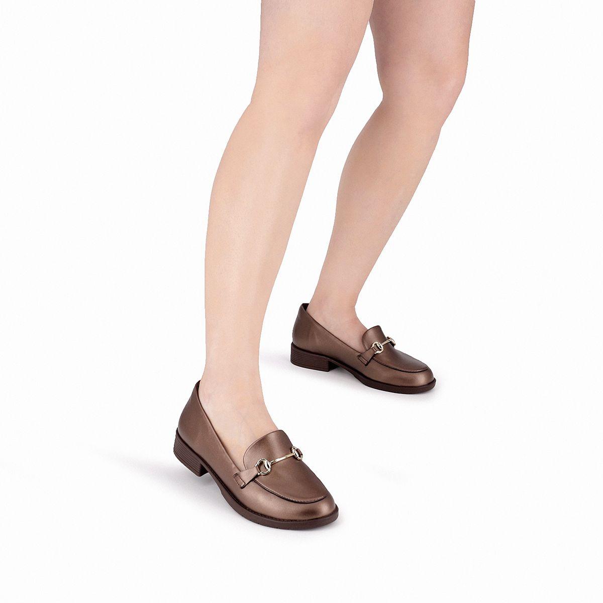 Mocasin Mujer Bronce Leci Piccadilly-3