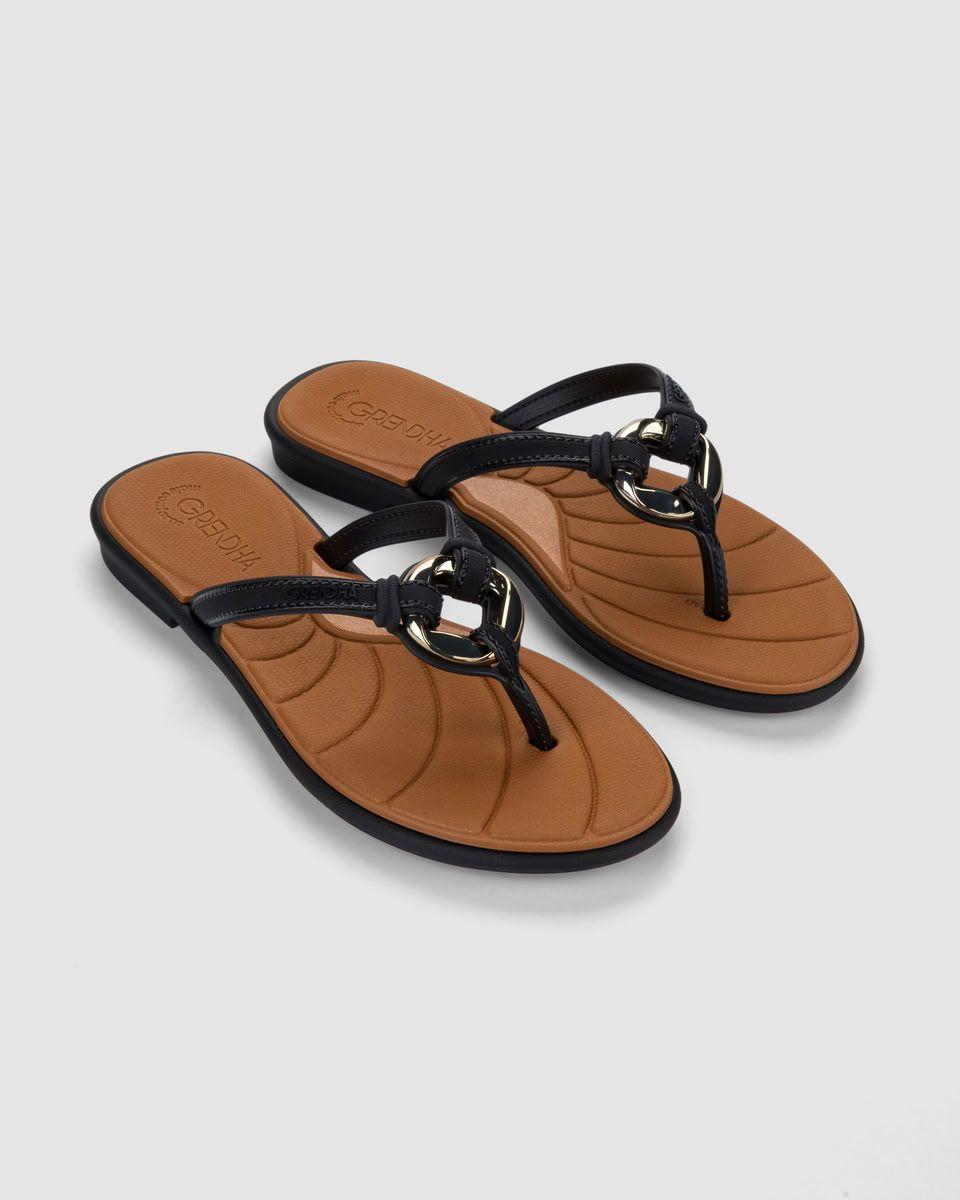 Sandalia Mujer Negro Mais Confort Grendha-2