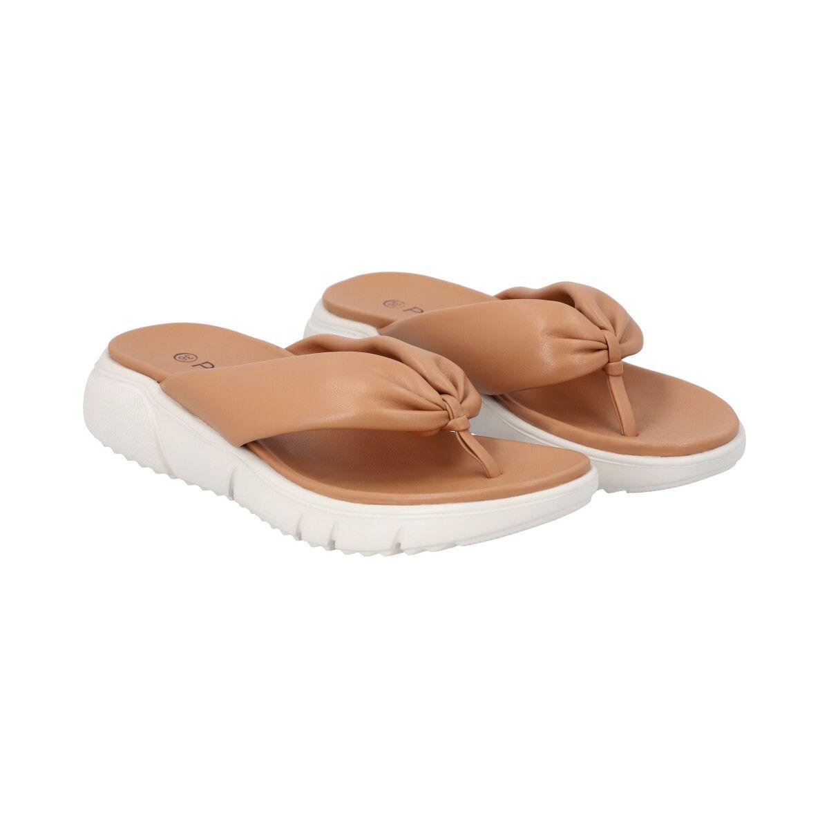 Sandalia Mujer Camel Lol Police-3