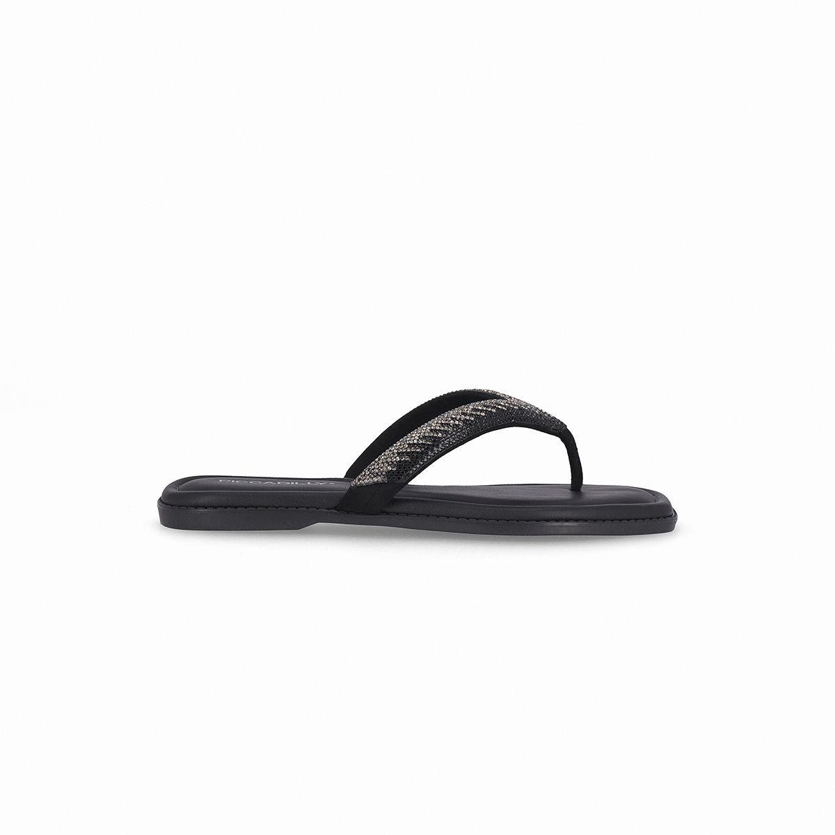 Sandalia Mujer Negro/Strass Gabi Piccadilly-0