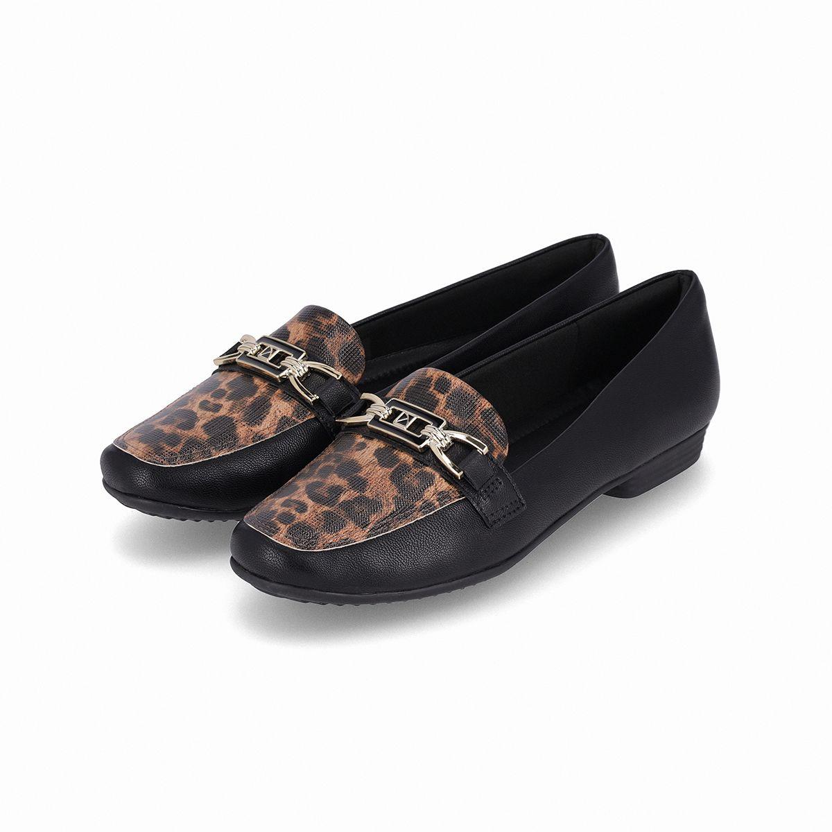 Zapato Raquel Animal Print/Negro Piccadilly-0