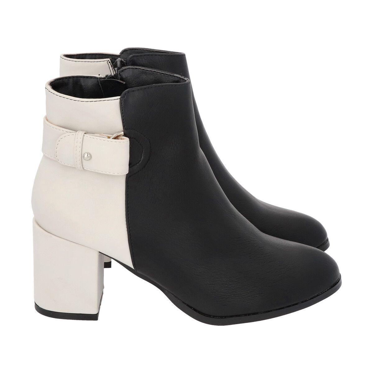 Botin Mujer Negro Rodas 11 Police-3