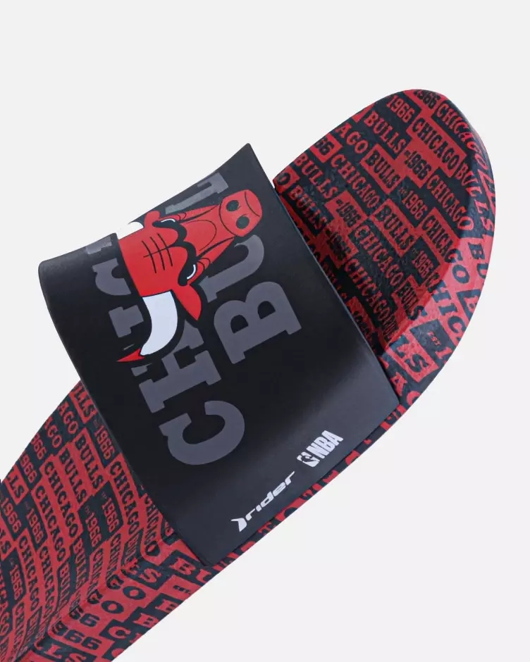 Sandalia Slide Chicago Bulls Negro Rider-2