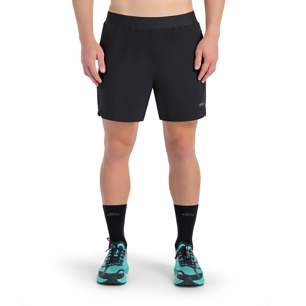 SHORT CON CALZA INTERNA NEGRO HOMBRE-0