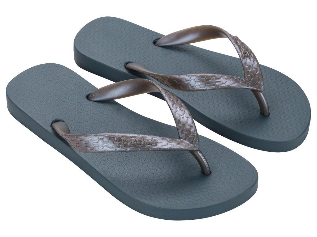 Sandalia Mujer Azul/Plata Classica Ipanema-1