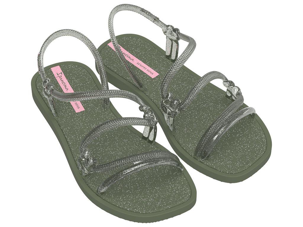 Sandalia Mujer Verde/Glitter Solar Mais Ipanema-0
