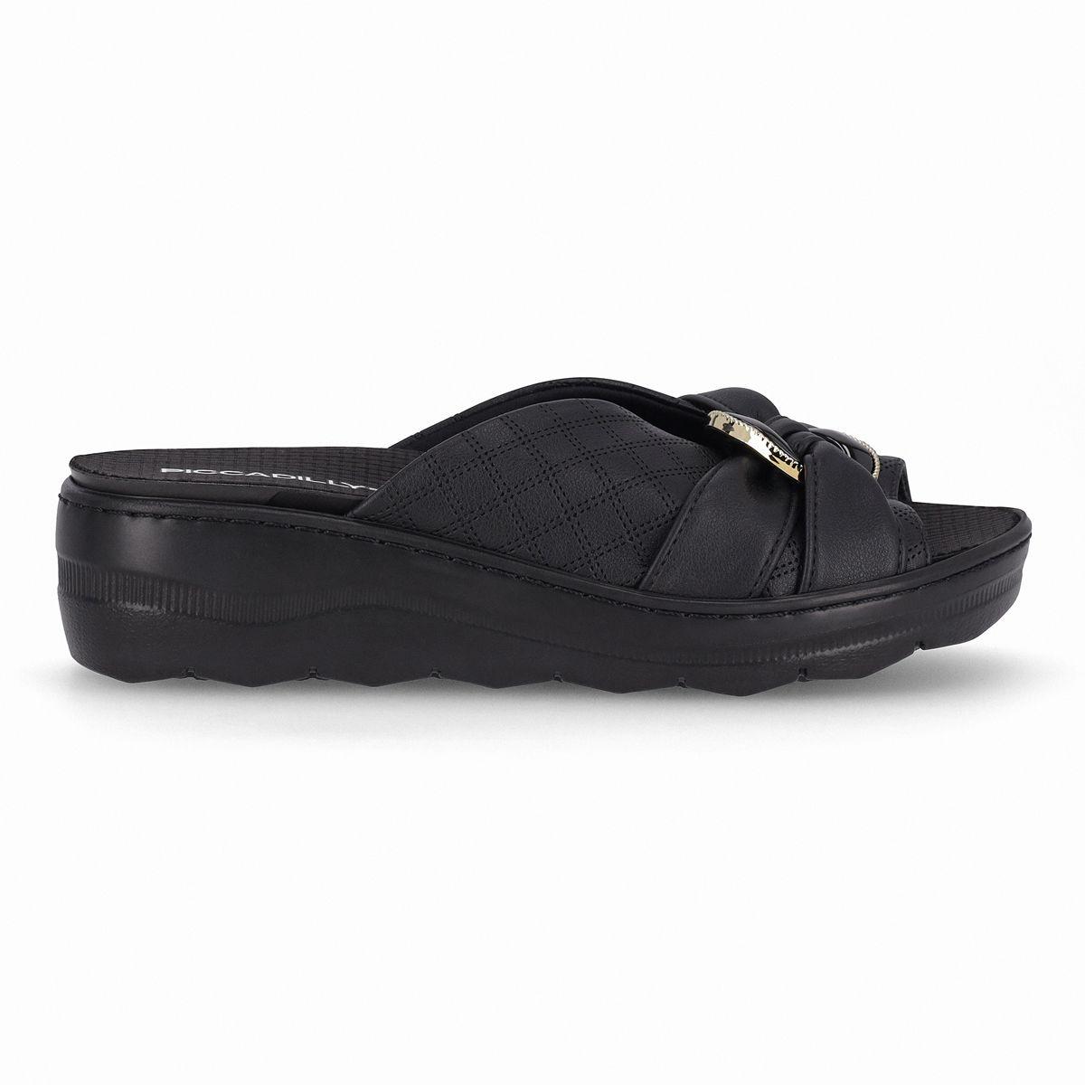 Sandalia Mujer Negro SPA Anabela Piccadilly-0