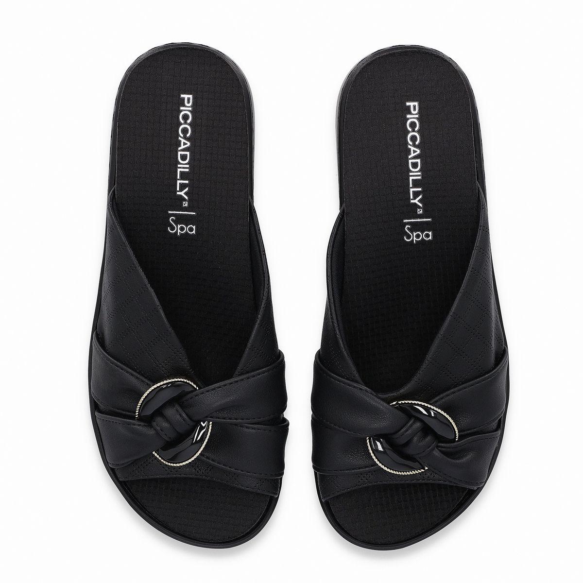 Sandalia Mujer Negro SPA Anabela Piccadilly-1