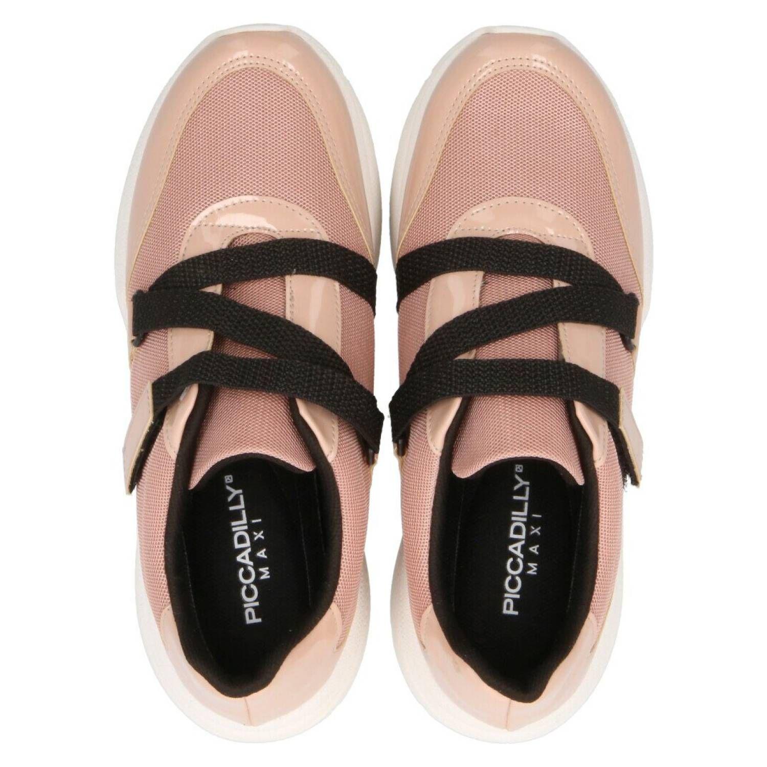Zapatilla Urbana Mujer Rosa/Negro Barbara Piccadilly-3