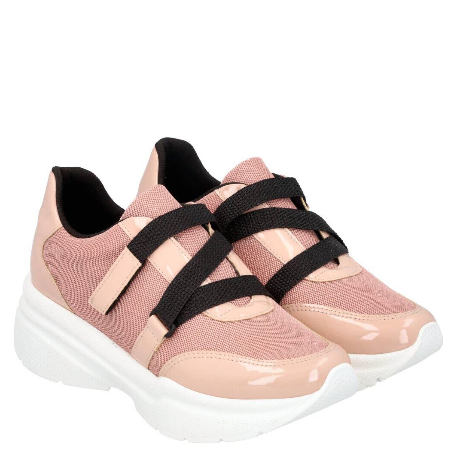 Zapatilla Urbana Mujer Rosa/Negro Barbara Piccadilly-1