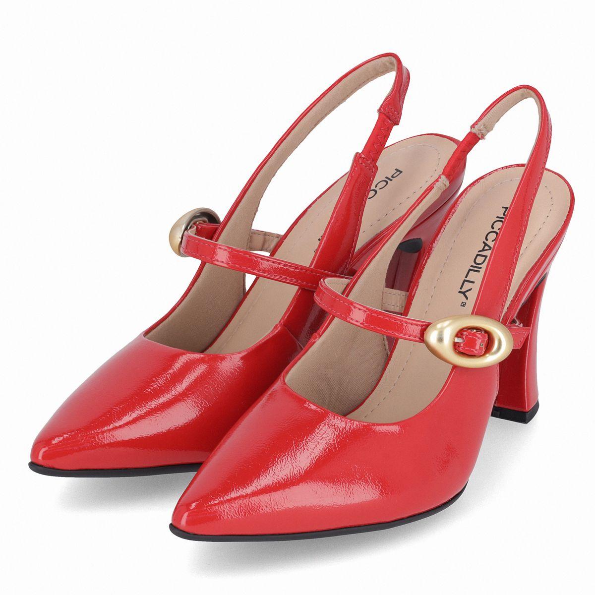 Zapato Mujer Rojo/Charol Silvana 174 Piccadilly-3