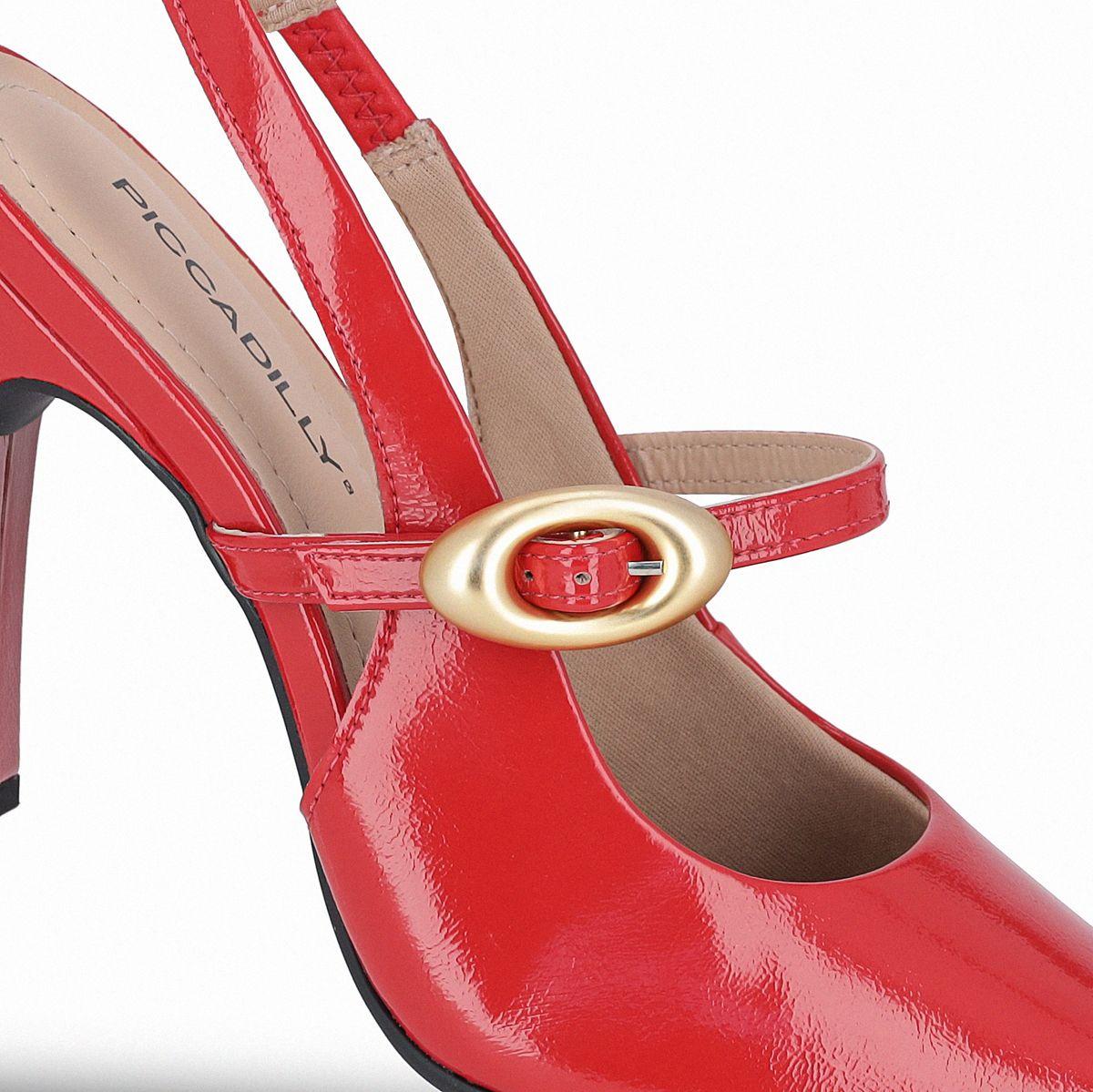 Zapato Mujer Rojo/Charol Silvana 174 Piccadilly-4