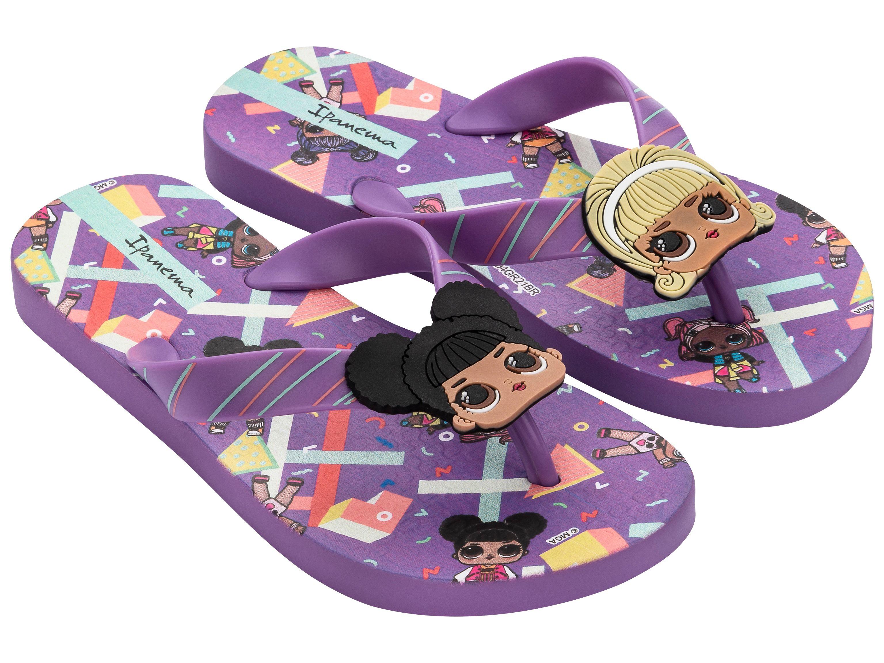 Sandalia Infantil Lila Lol 235 Ipanema-0