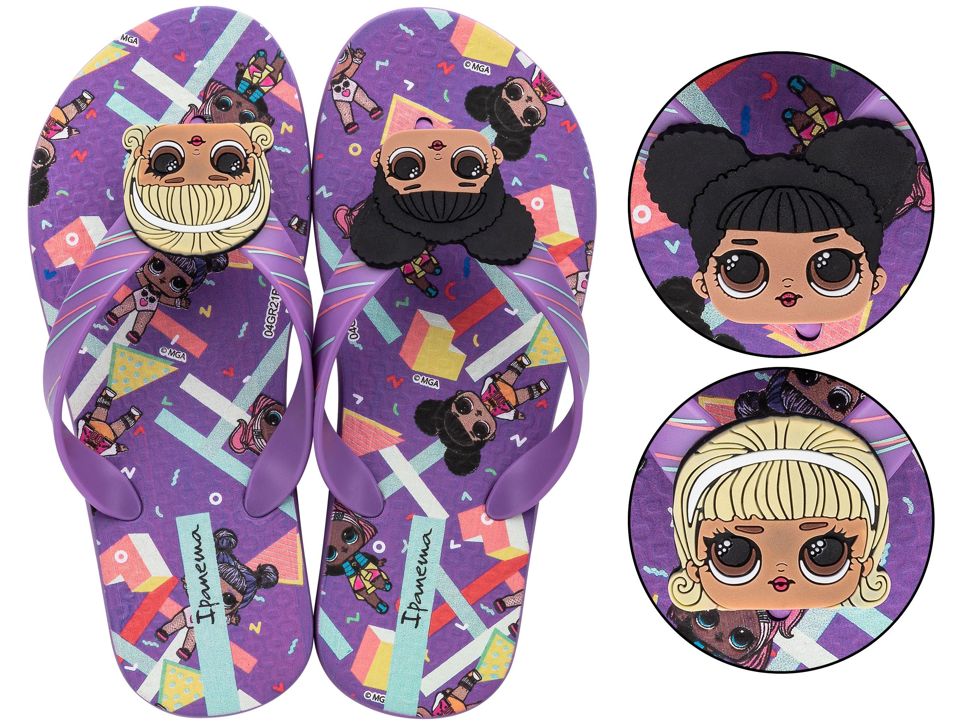 Sandalia Infantil Lila Lol 235 Ipanema-1