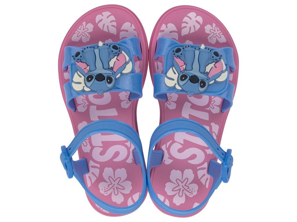Sandalia Infantil Lila/Azul Glitter Stich 089 Ipanema-0