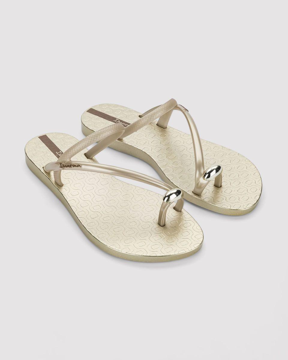 Sandalia Mujer Beige/Dorado Glam Ring 2 Ipanema-2
