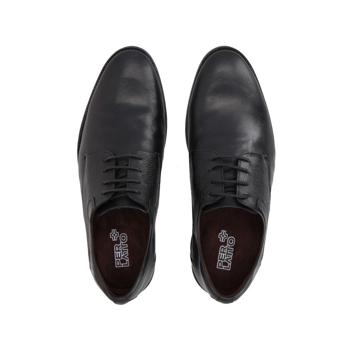 Zapato Formal Hombre Cuero Negro 561  Perlatto-1