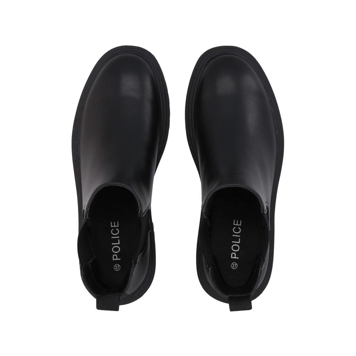Botin Mujer Negro Storm Police-1
