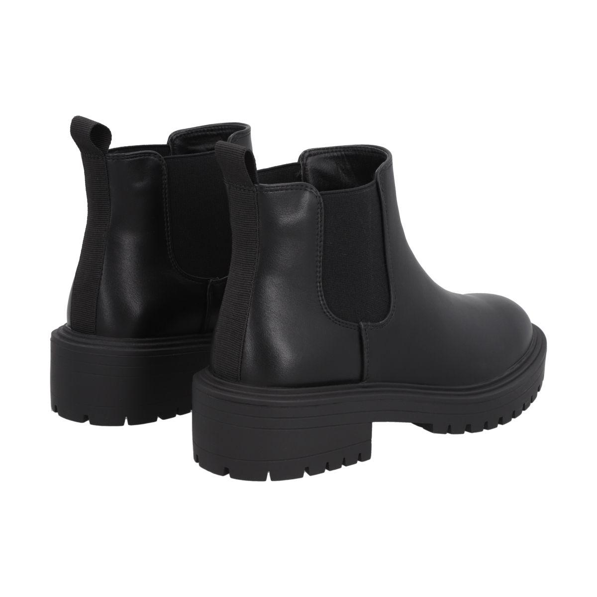 Botin Mujer Negro Storm Police-3