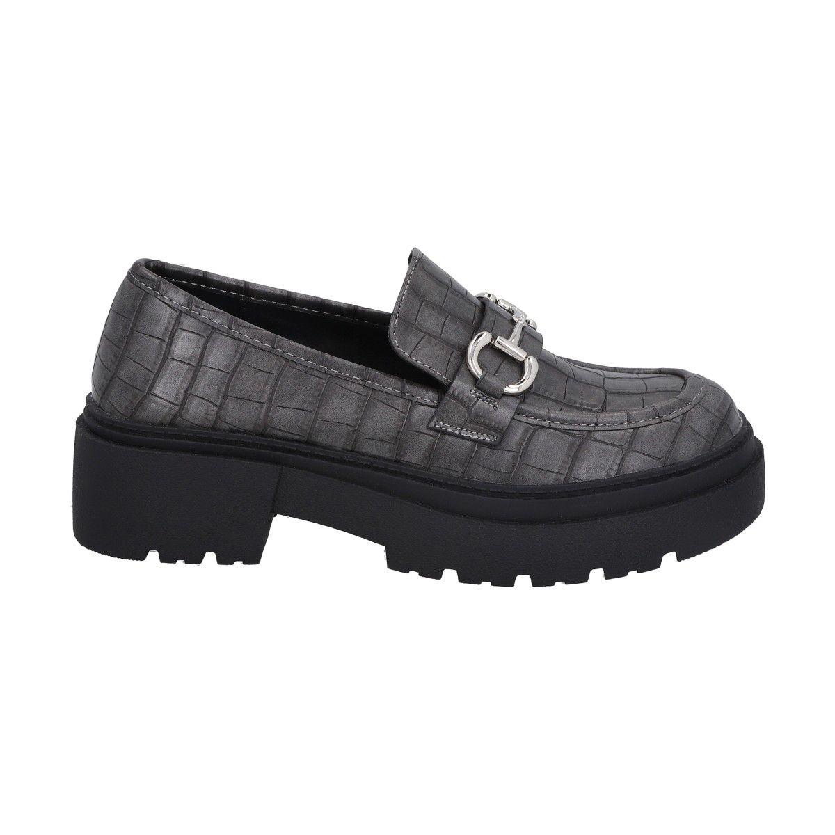 Mocasín Mujer Negro/Gris Gretha  Police-0