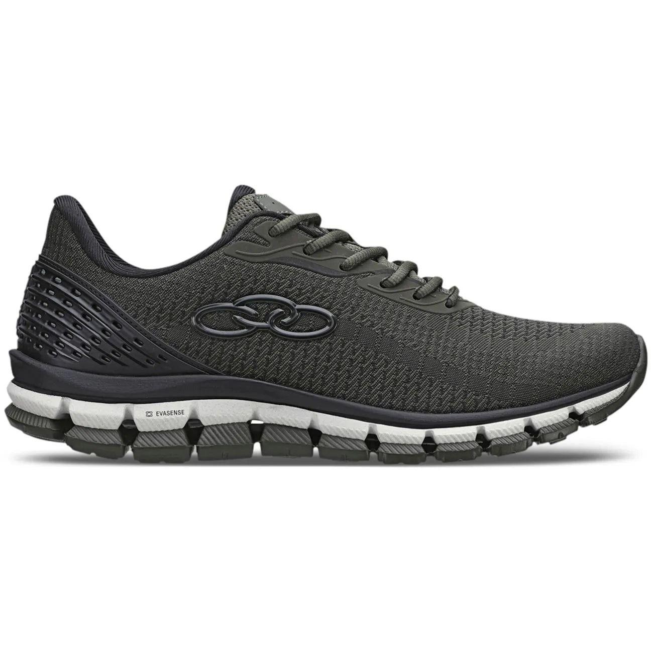 Zapatilla Hombre Estilo 2 Verde Militar/Negro-0