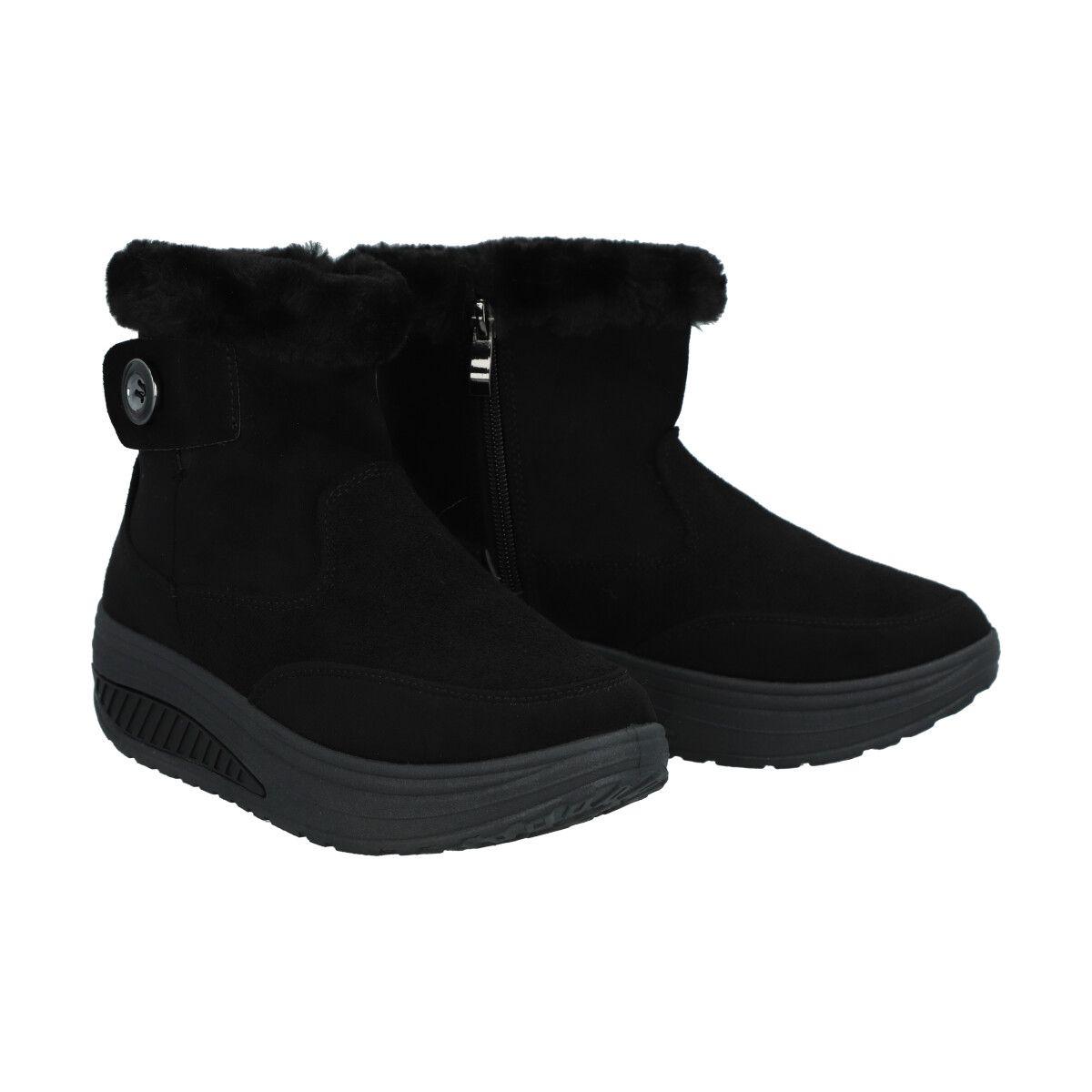 Botin Mujer Negro Sole/Chiporro  Police-1