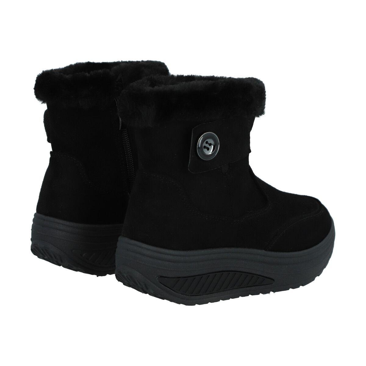 Botin Mujer Negro Sole/Chiporro  Police-2