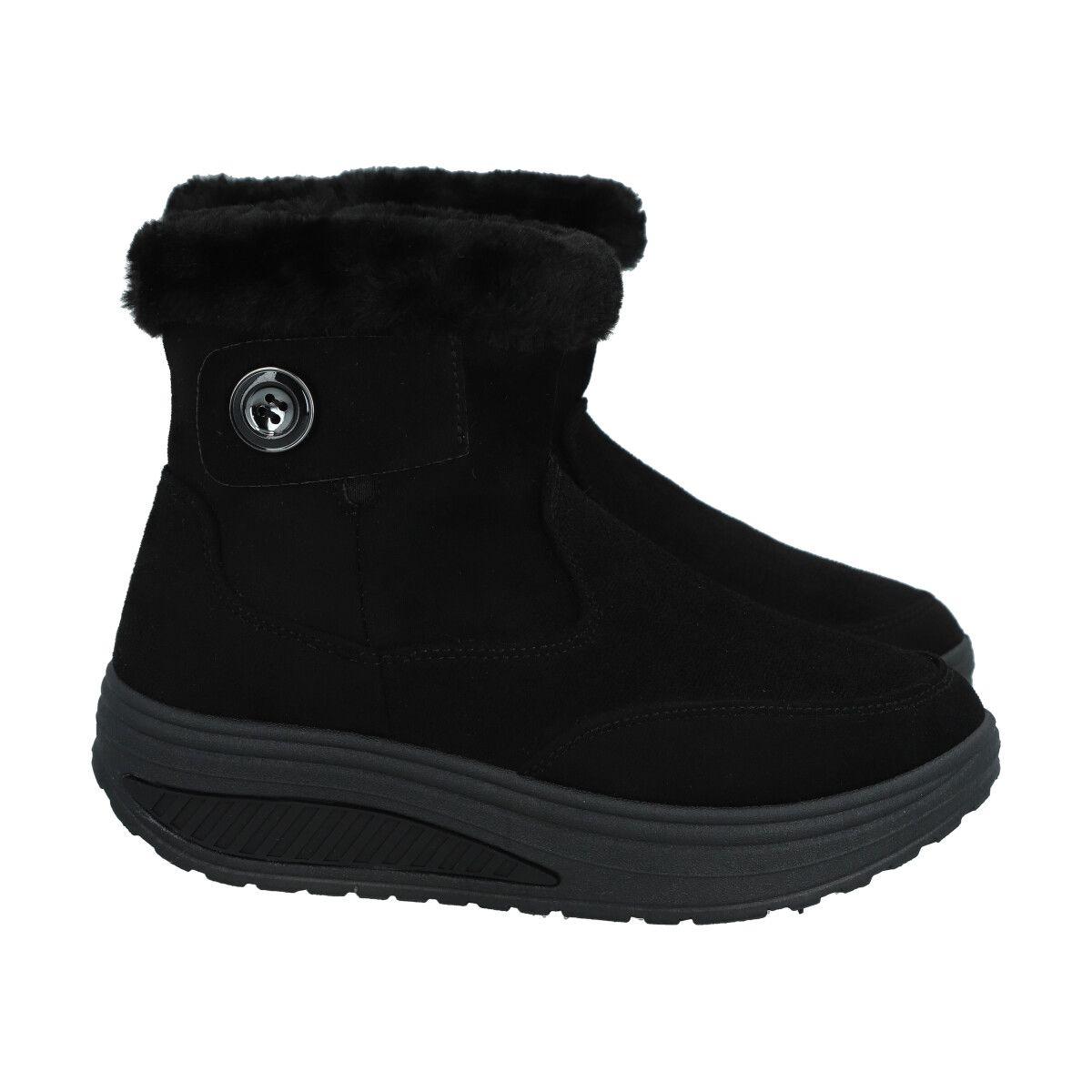 Botin Mujer Negro Sole/Chiporro  Police-3