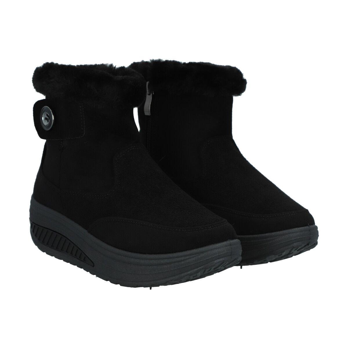 Botin Mujer Negro Sole/Chiporro  Police-4