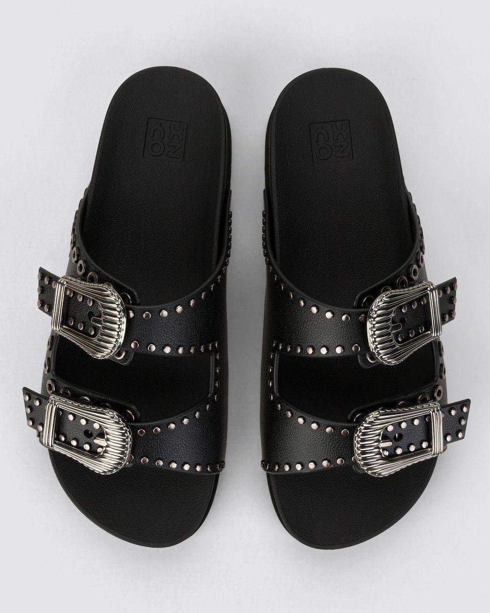 Sandalia Mujer Negro Hold Ad Zaxy-2