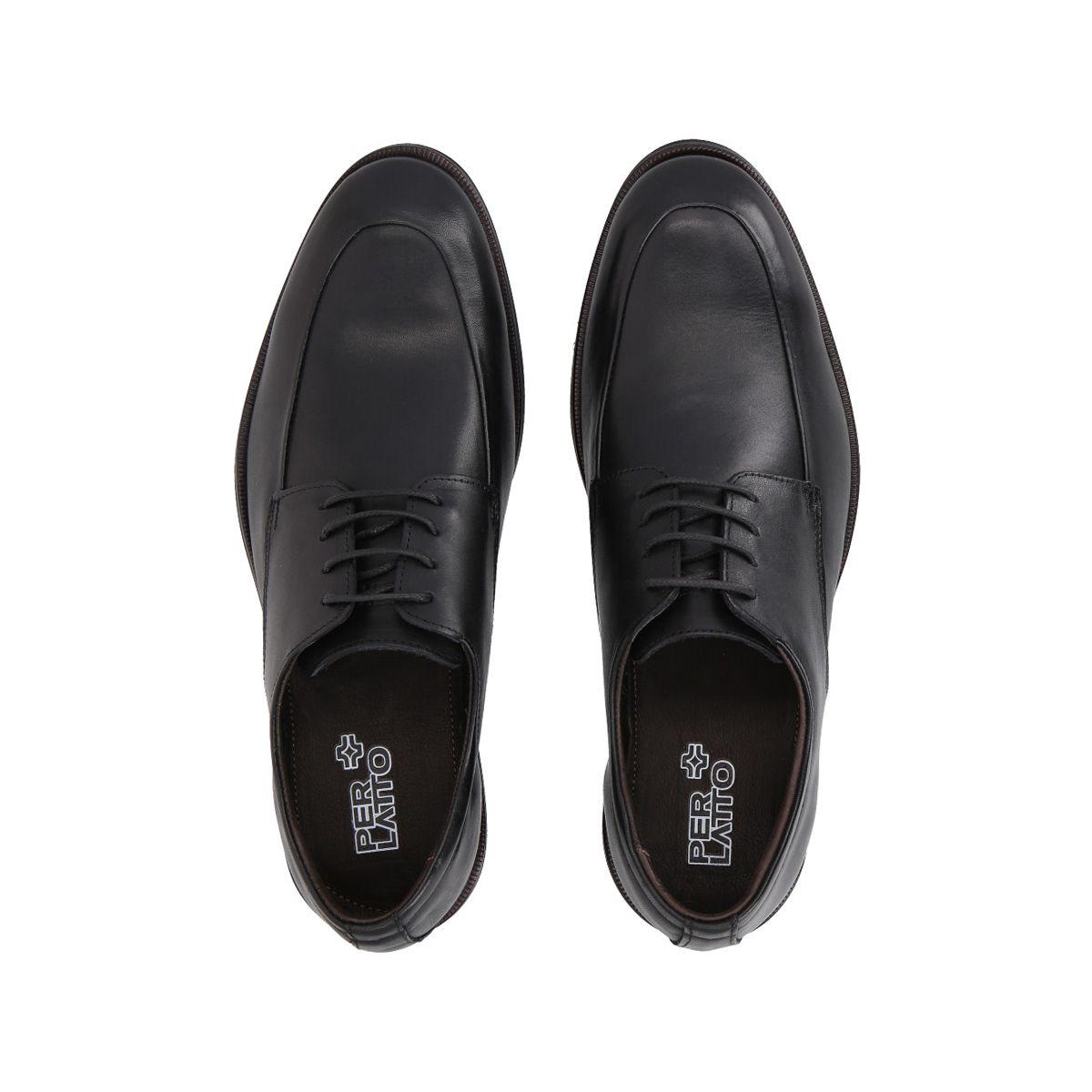 Zapato Formal Hombre Cuero Negro Perlatto-3