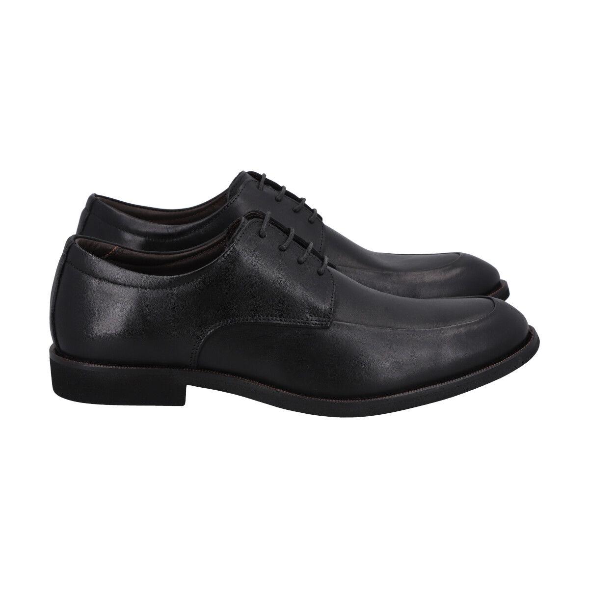 Zapato Formal Hombre Cuero Negro Perlatto-4