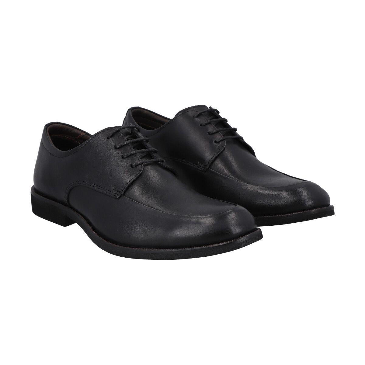 Zapato Formal Hombre Cuero Negro Perlatto-2
