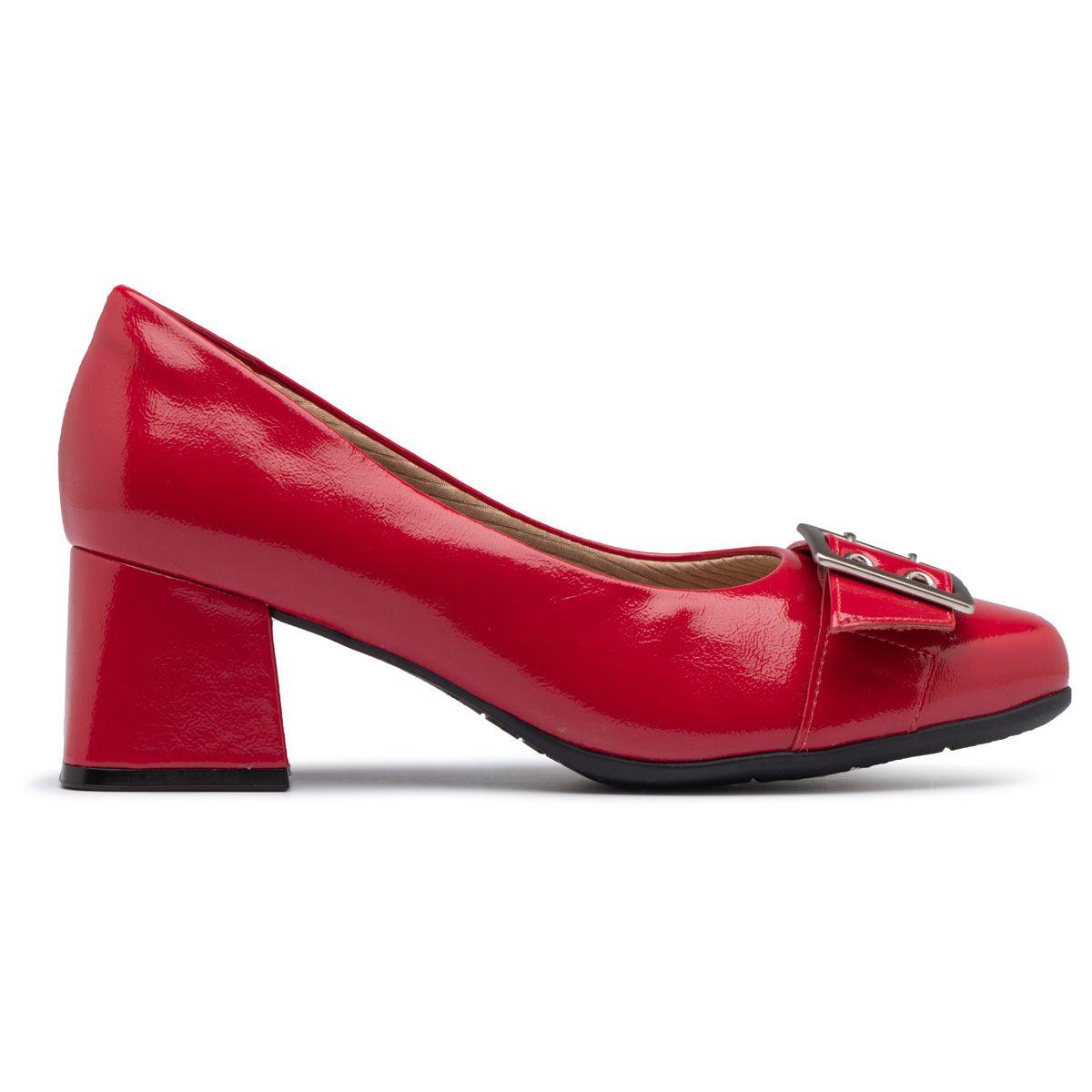 Zapato Mujer Hebilla Estela Rojo Piccadilly-0