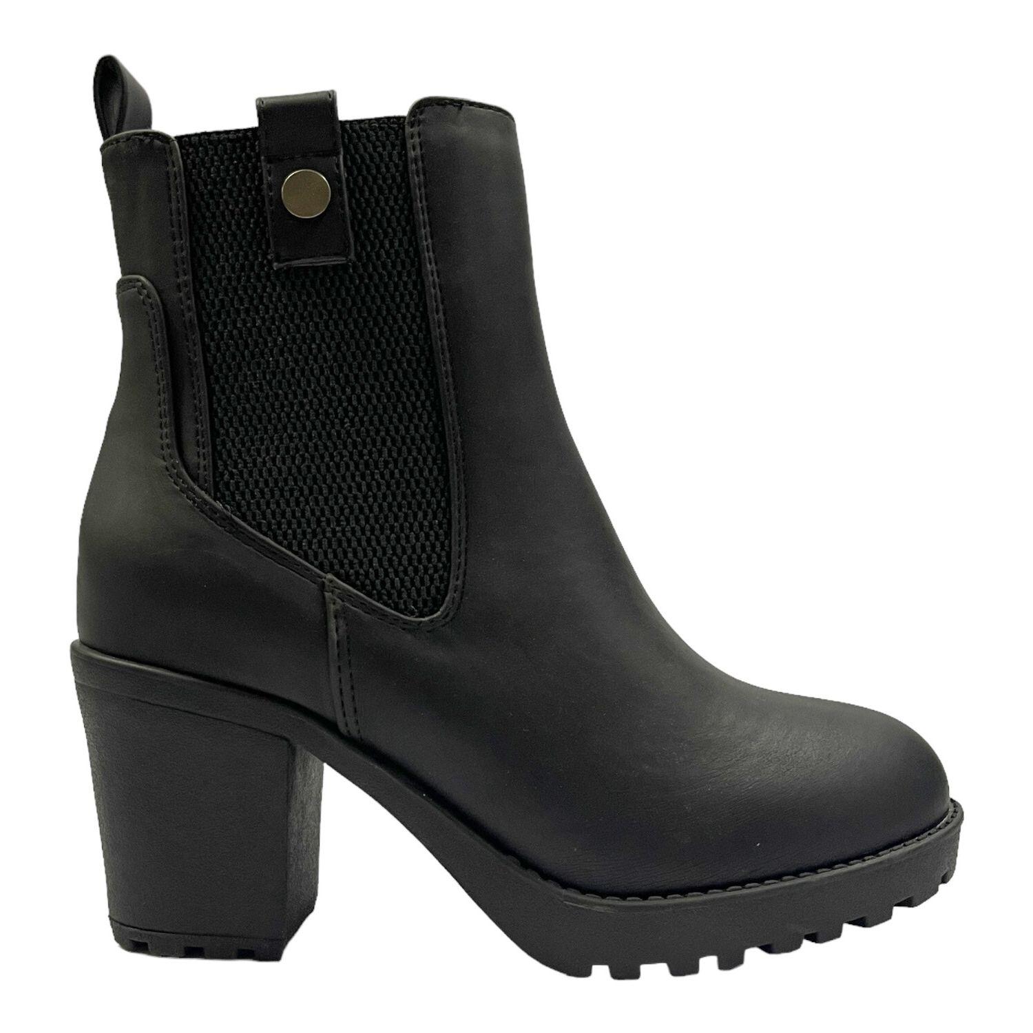 Botin Mujer Negro Boston Detogni-0