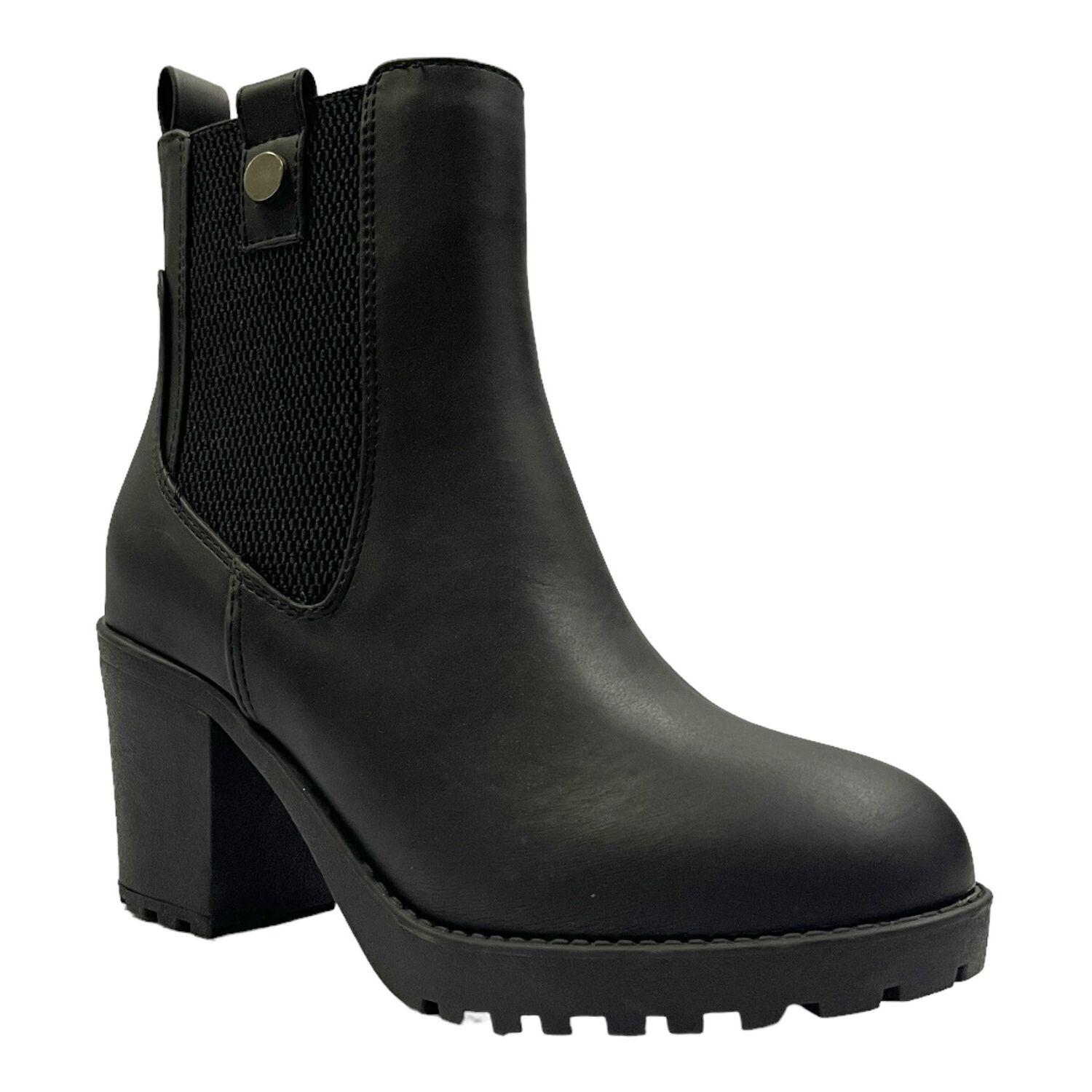 Botin Mujer Negro Boston Detogni-1
