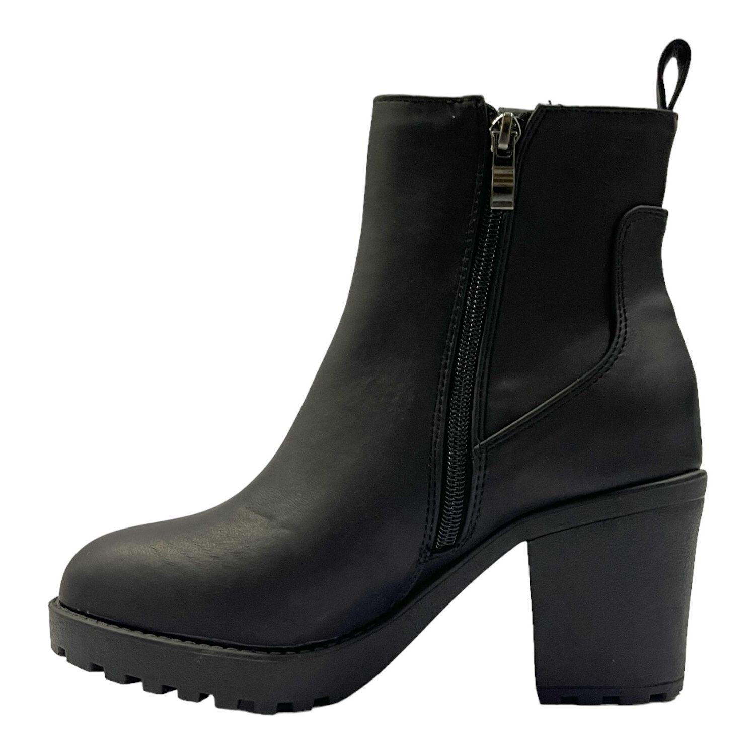 Botin Mujer Negro Boston Detogni-2