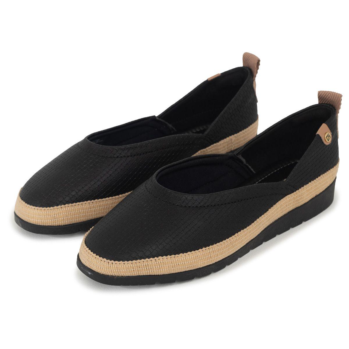 Zapato Lourdes Negro/Almendra Piccadilly-0